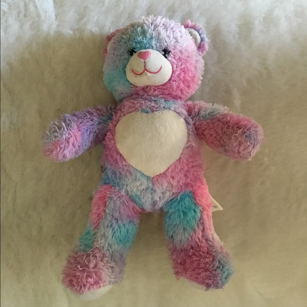 💜💗💙Cute build-A-bear teddy 💙💗💜